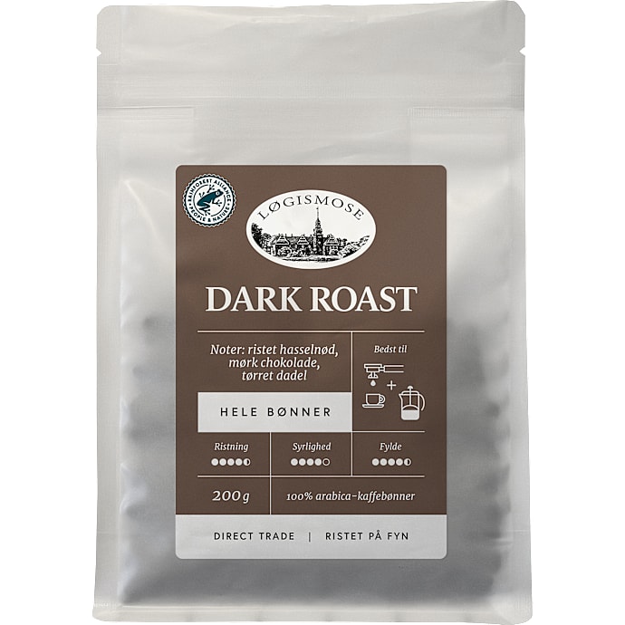 Løgismose Brasil mørkristet hele bønner 200 g