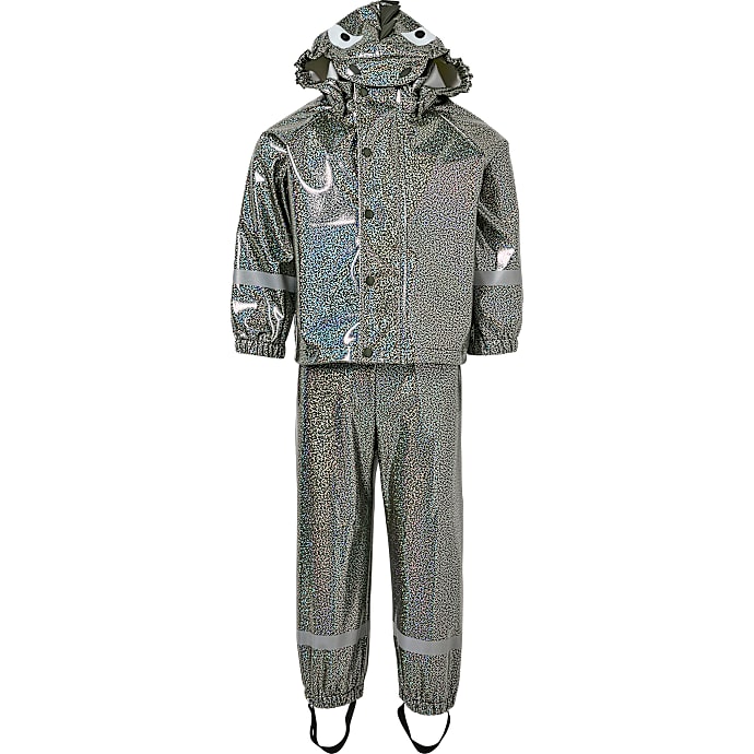 Basecamp børne regnsæt str. 92 - grøn