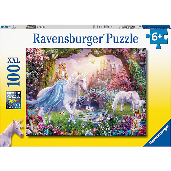 Ravensburger, Magisk enhjørning puslespil -100 brikker – produktbillede