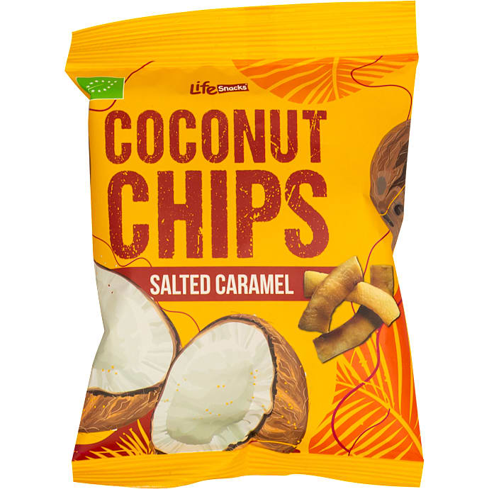 Kokoschips m. saltkaramel glutenfri øko