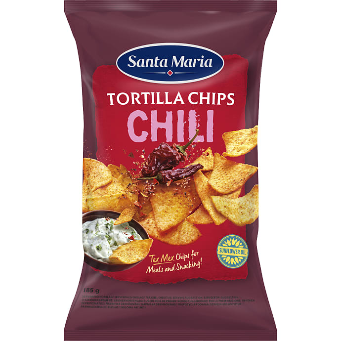 Santa Maria Tortillachips m. Chili