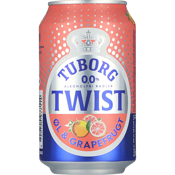 Tuborg TWIST Grapefrugt Alkoholfri