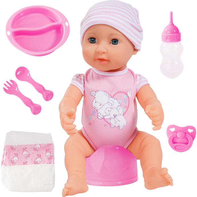Mami Baby Nyfødt pigedukke 40 cm