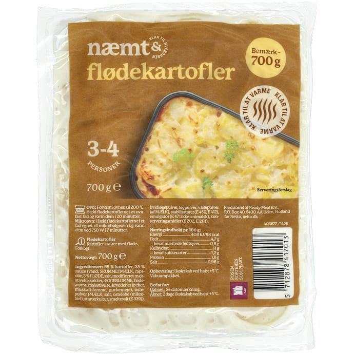 Næmt Flødekartofler
