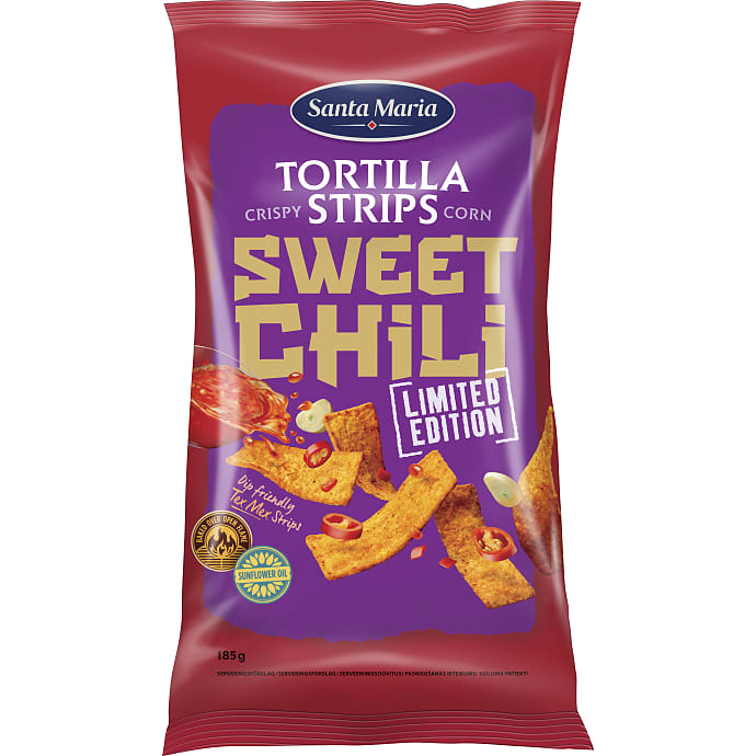 Tortillachips m. sød chili – produktbillede