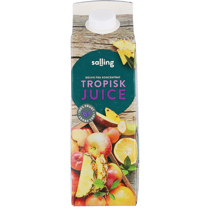 Tropisk juice fra koncentrat