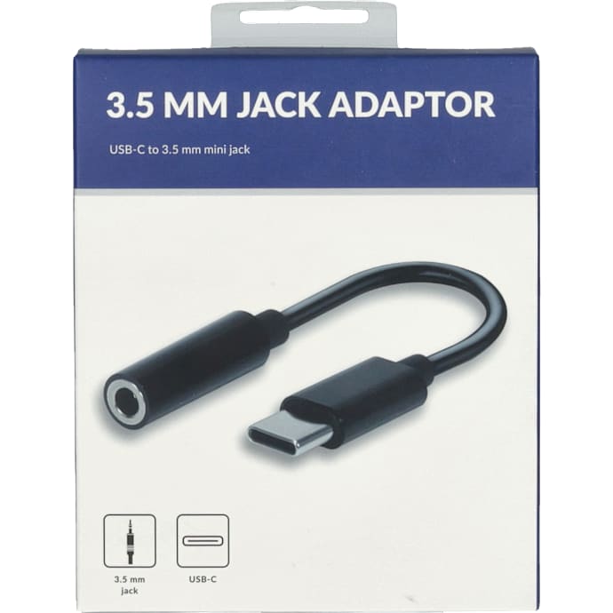 Nohro USB-C til Mini Jack Adapter Sort