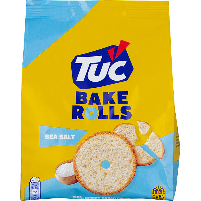 Brødsnacks m. havsalt