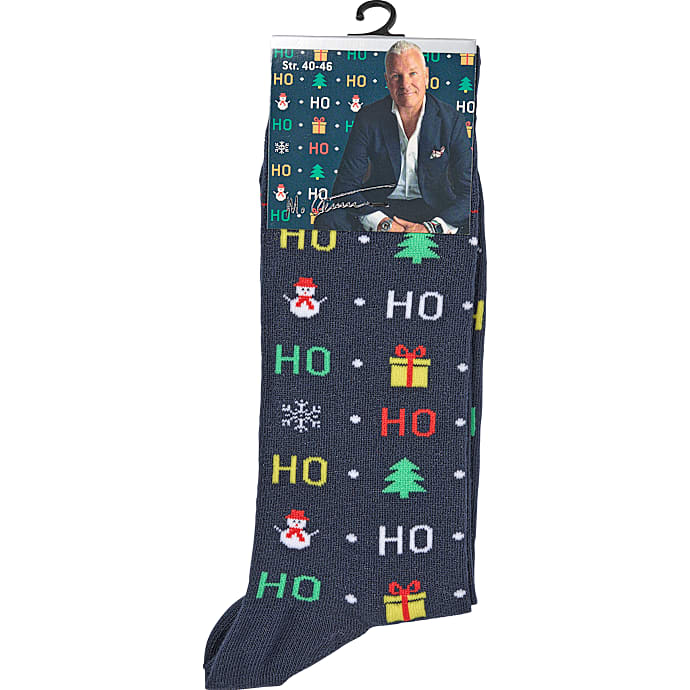 Mads Christensen Herre Strømper Onesize Navy