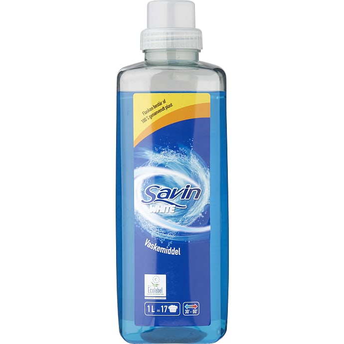 Savin Flydende Vaskemiddel Hvid Vask 17 stk