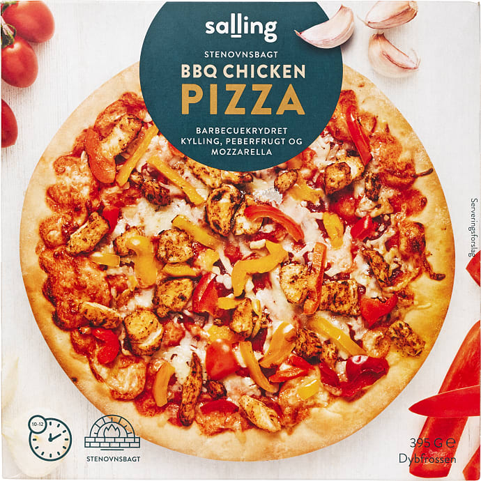 Salling Pizza m. kylling og barbecuesmag