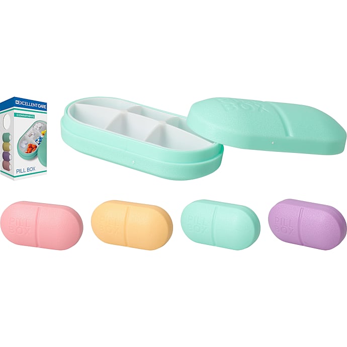 Pilleæske assorteret