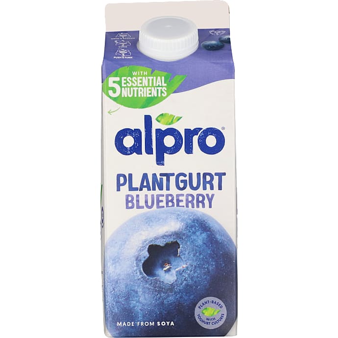 Alpro Soya Blåbær 750 g