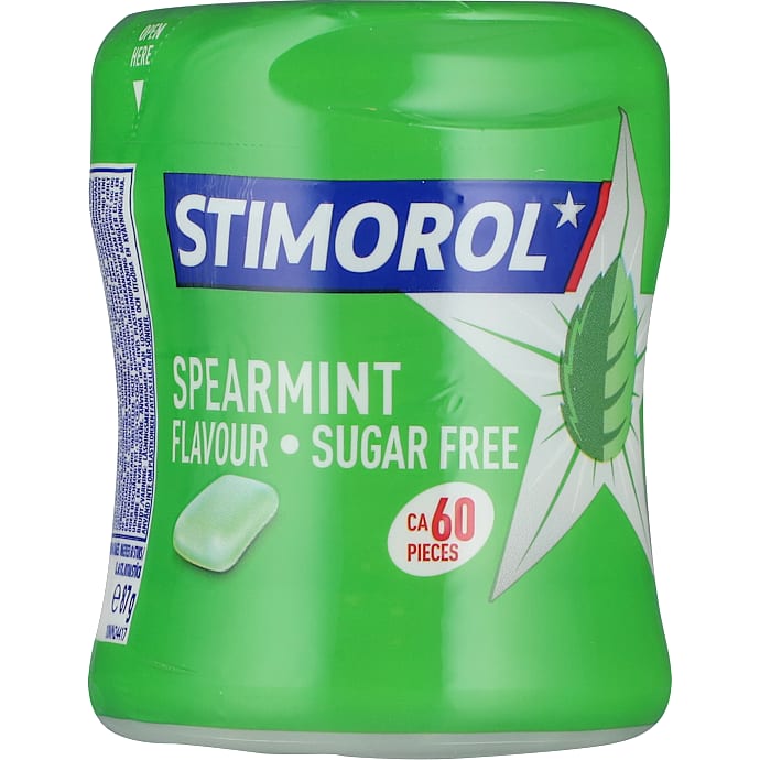 Tyggegummi m. spearmintsmag