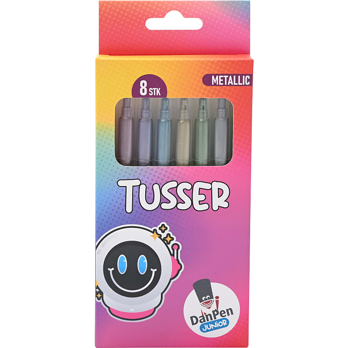 Danpen Junior Marker Metallic 8-pak