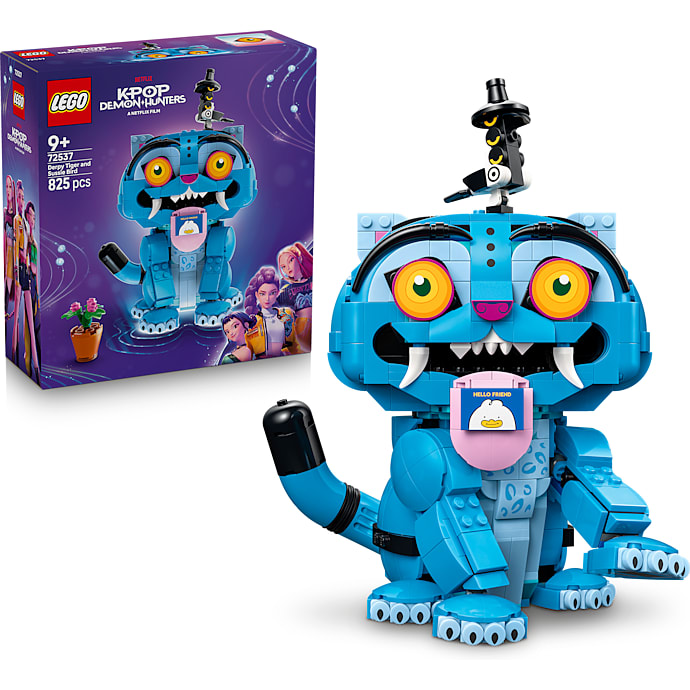 LEGO KPop Demon Hunters 72537 Tigeren Derpy og fuglen Sussie