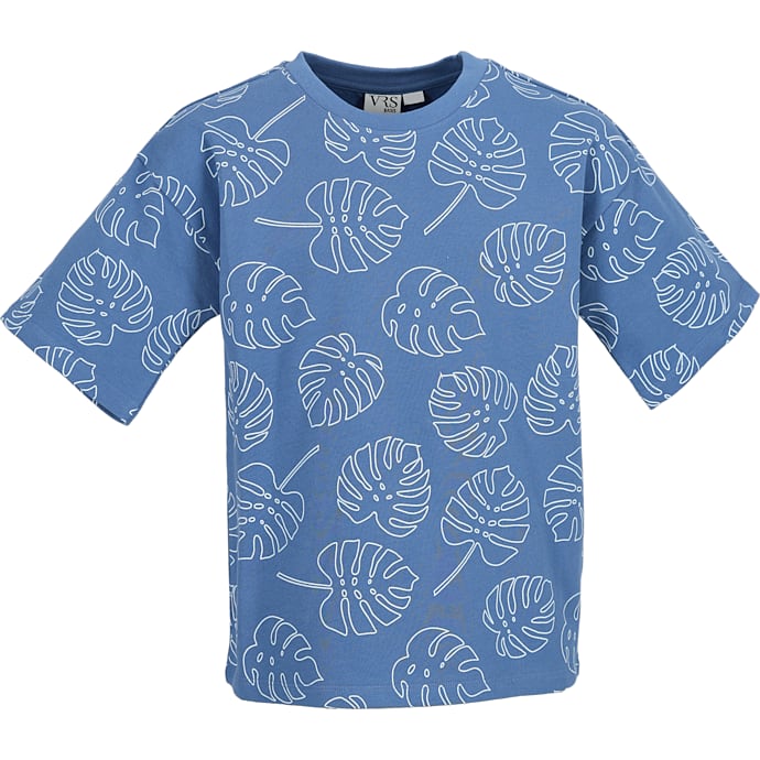 VRS børne T-shirt str. 98/104 - blå