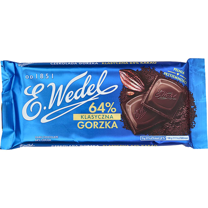 Mørk chokolade 64% kakao