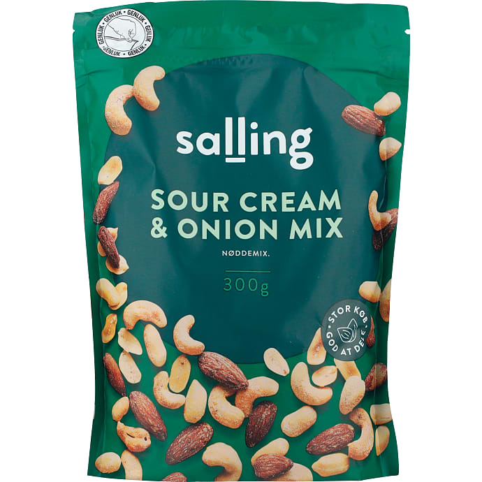 Salling Nøddeblanding Sour Cream & Onion