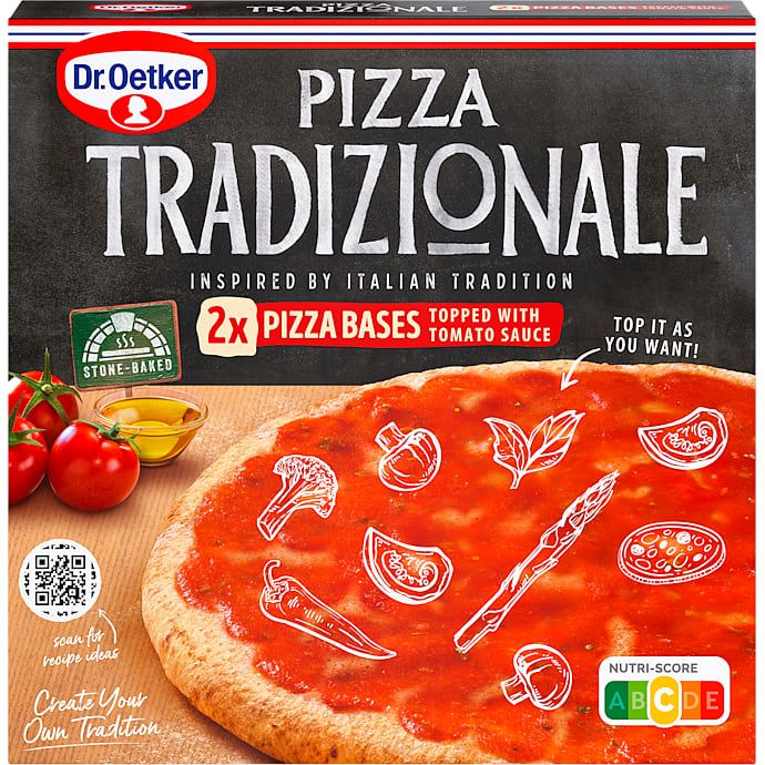 Dr. Oetker Pizza bund m. tomatsovs