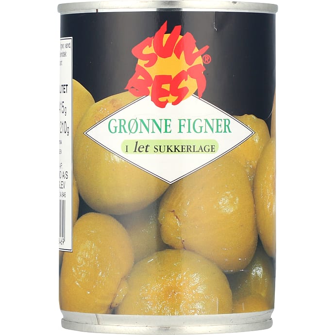 Grønne figner i sukkerlage