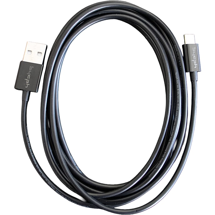 Leki kabel 2 meter - sort