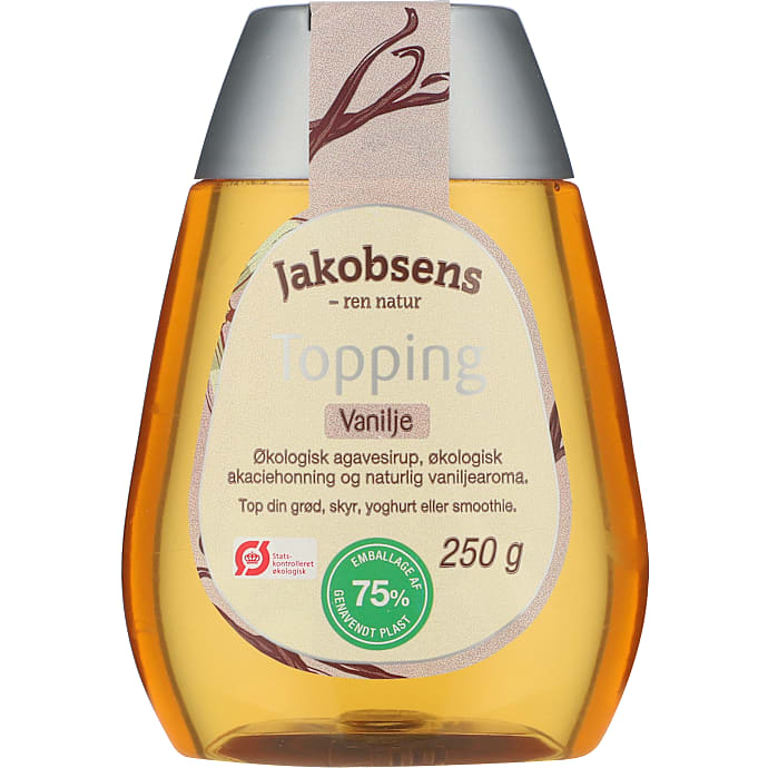 Jakobsens Agavesirup m. akaciehonning og vaniljearoma øko