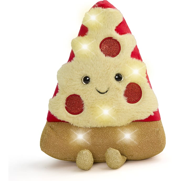 Fao Schwarz plys pizza med lyd og lys