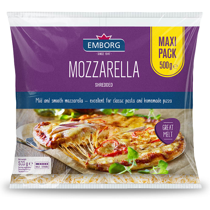 Emborg Revet Mozzarella 22%