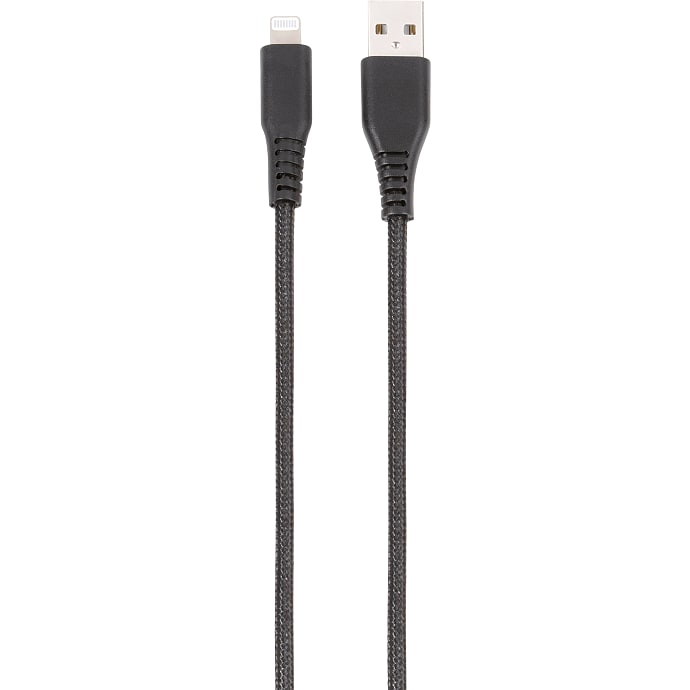 Vivanco Longlife Lightning kabel sort