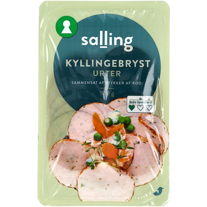 Salling Kyllingebryst i skiver m. urter