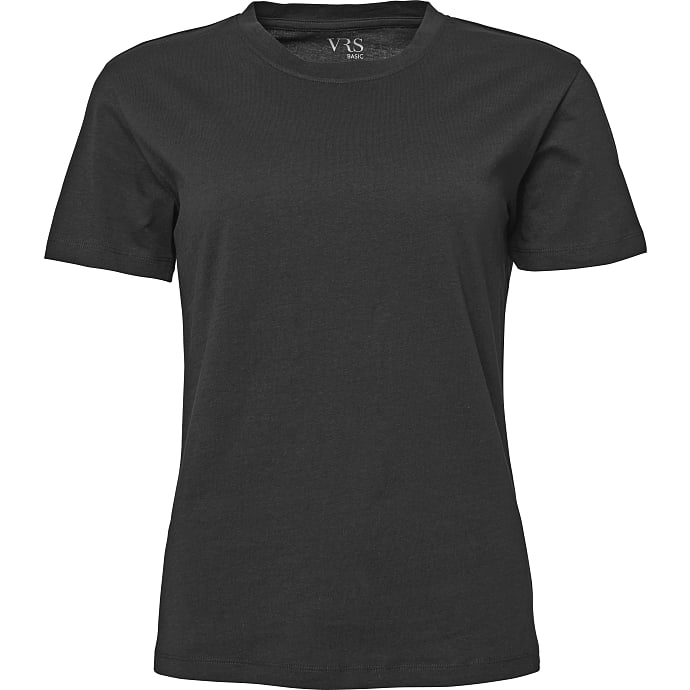 VRS dame T-shirt str. M - sort