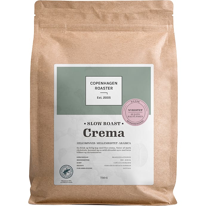 Copenhagen Roaster Crema Hele Bønner 750 g