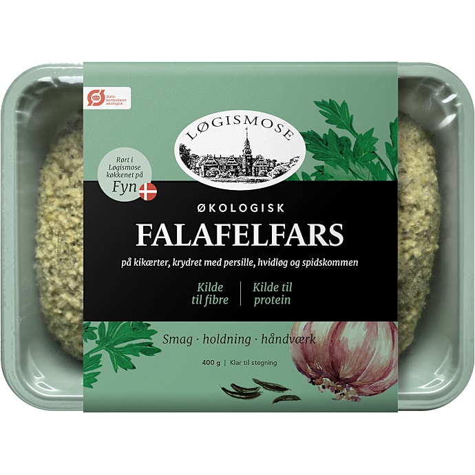 Løgismose Falafelfars vegansk øko 400 g
