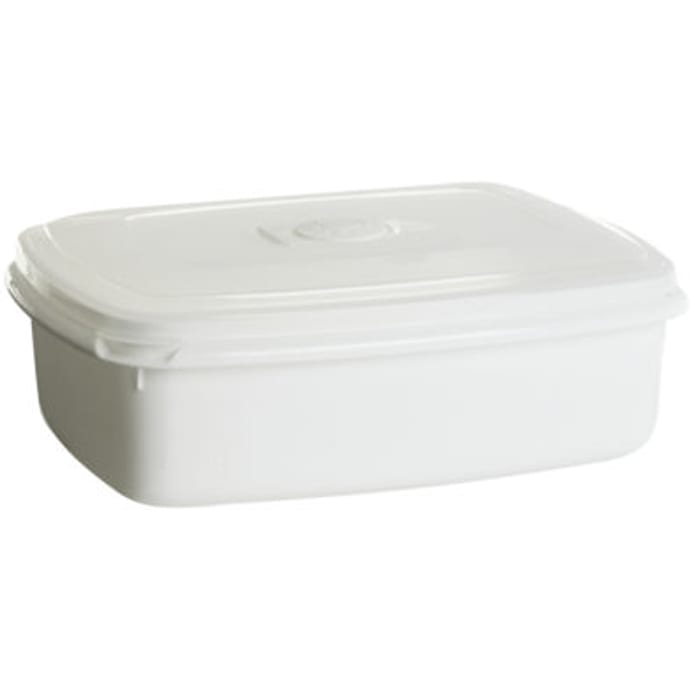 Madopbevaringsboks - hvid (1,3L)