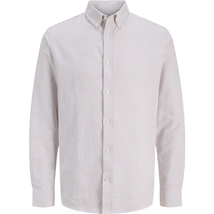 JJ REBEL Herre Skjorte Beige