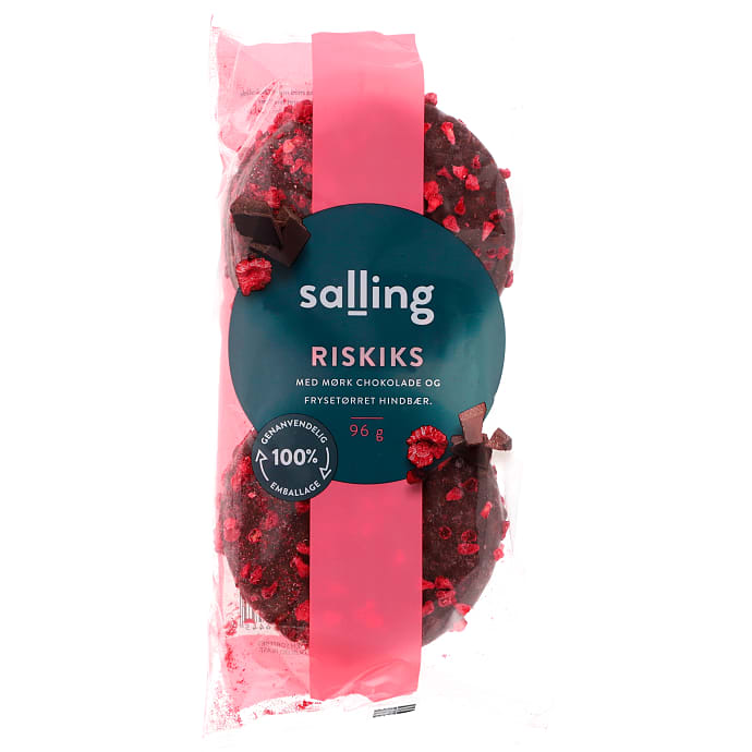 Salling Riskiks Chokoladeovertræk Hindbærdrys