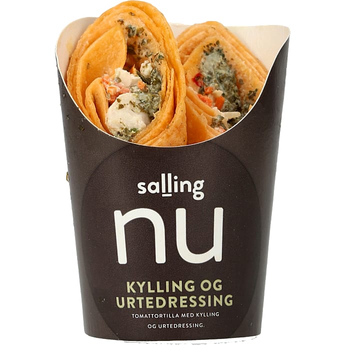 Salling NU Wraps med kylling og pesto