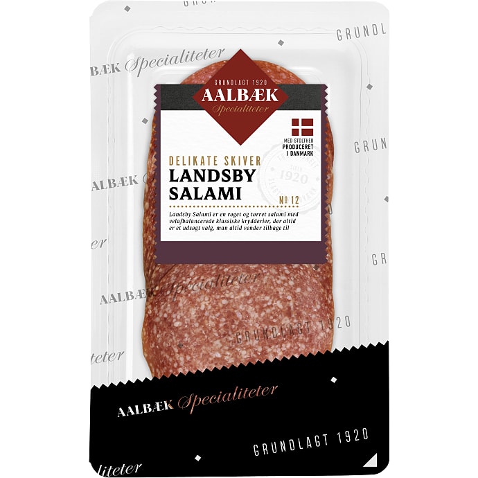 Aalbæk Specialiteter Salami i skiver