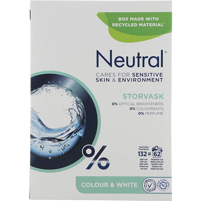Vaskepulver sensitiv
