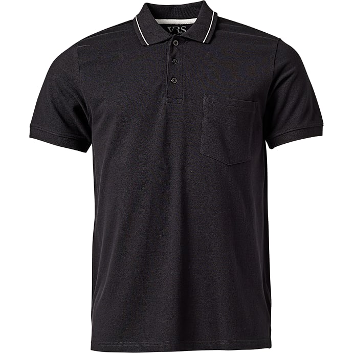 VRS herre polo kortærmet str. 3XL - sort