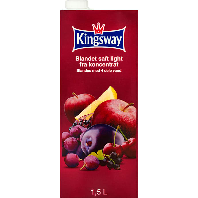 Kingsway Blandet Saft Light 7500 ml