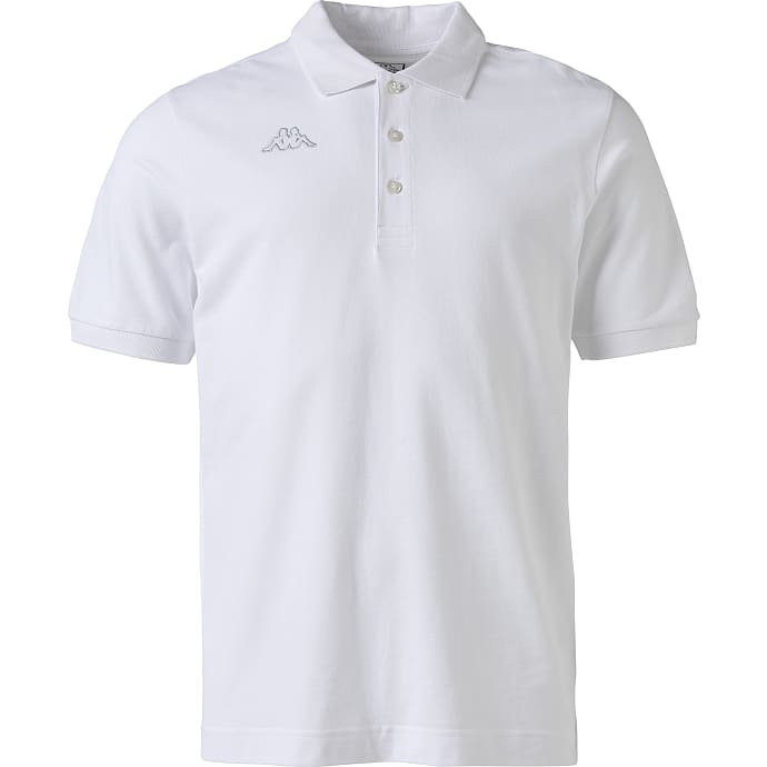 Kappa herre polo str. L - hvid