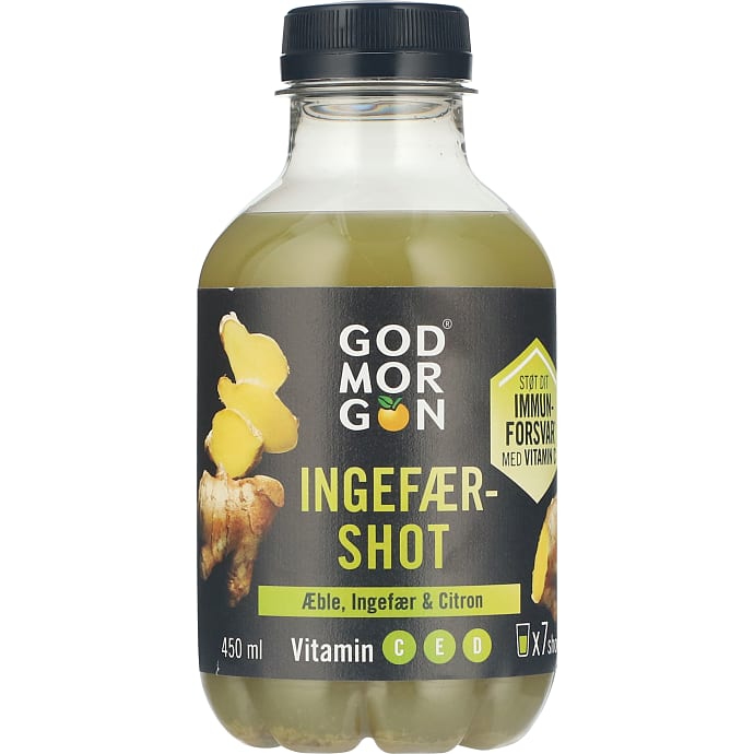 God Morgen Ingefærshot Æble Citron 450 ml