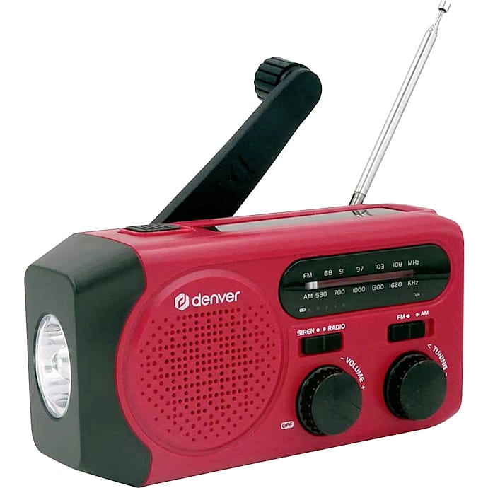 Denver SCR-2010 AM/FM nødradio med lommelygte
