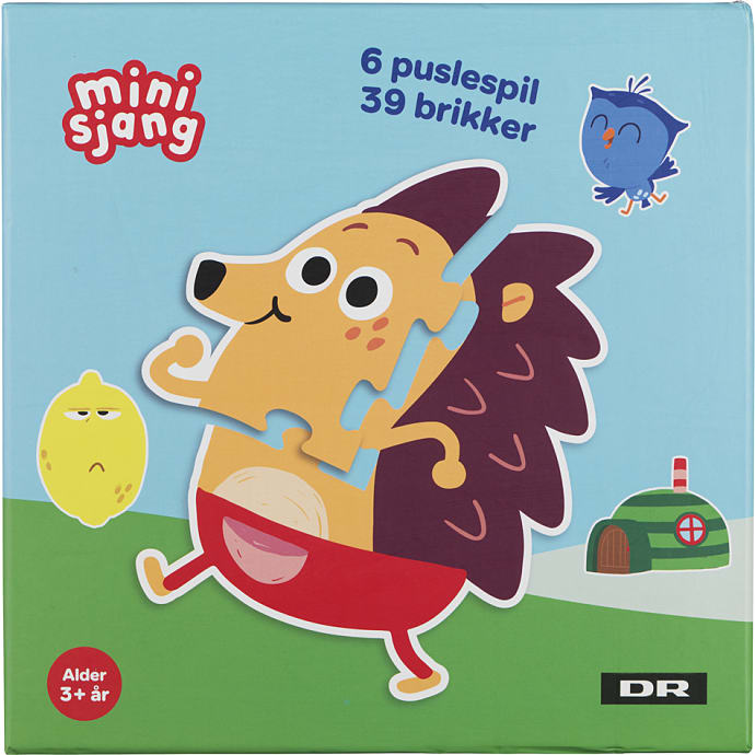 DR Børste puslespil 6i1 - 3-8 brikker
