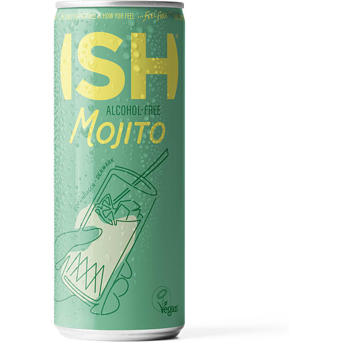 Cocktail m. lime- og myntesmag alkoholfri