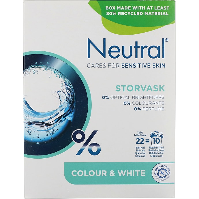 Neutral Storvask Parfumefri