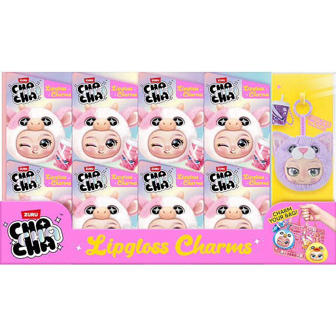 ChaChaCha Lipsgloss Charms samlefigur - flere varianter - assorteret
