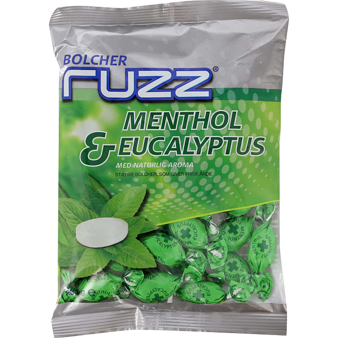 Bolcher m. menthol- og eucalyptussmag